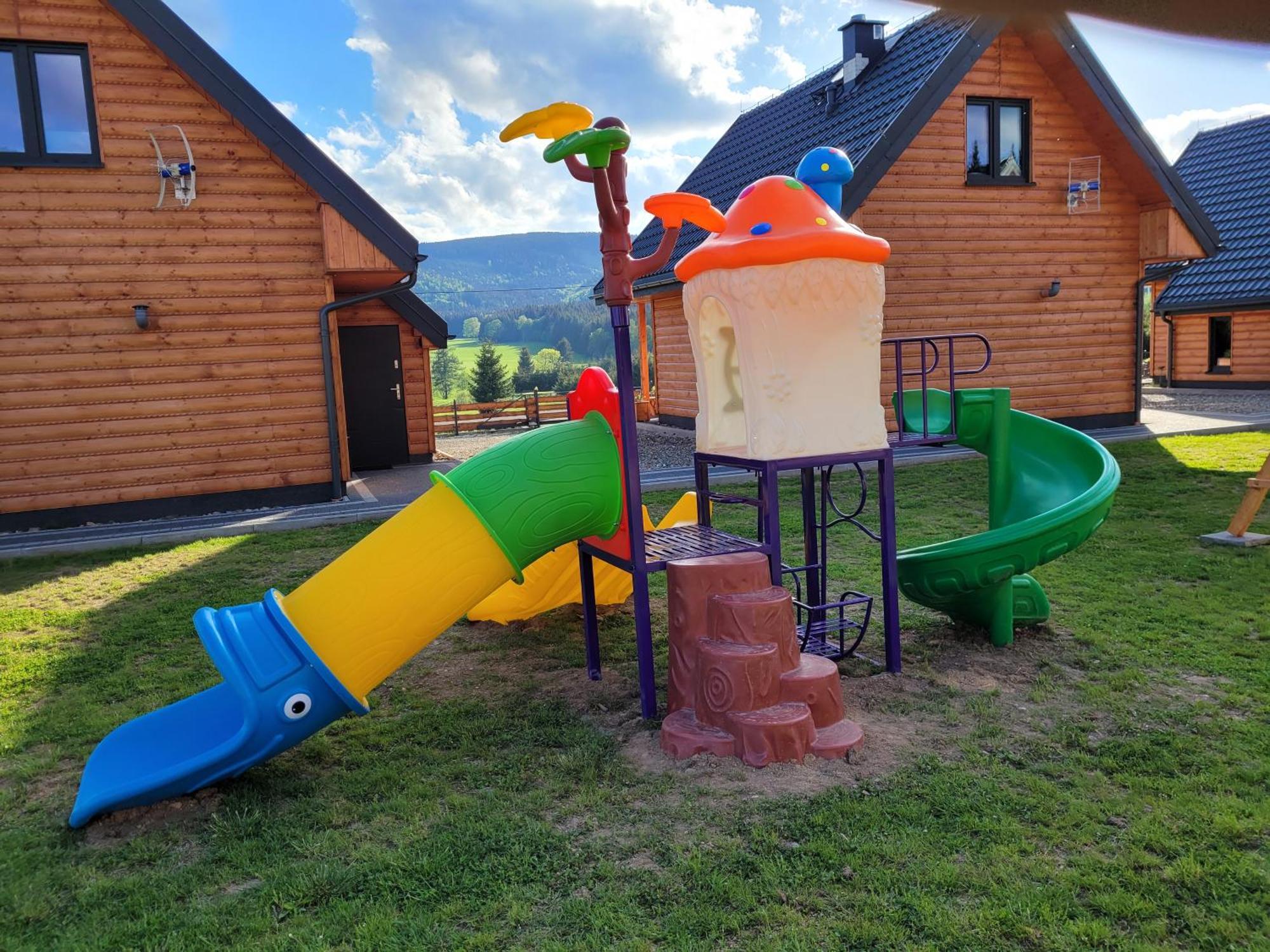 Osada Orlica Klimatyczne Domki Z Widokiem Na Gory I Termalnym Spa Sauna Jacuzzi 4 Km Od Zieleniec Ski Arena Lasowka Exterior photo